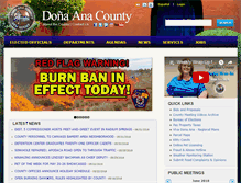 Tablet Screenshot of donaanacounty.org